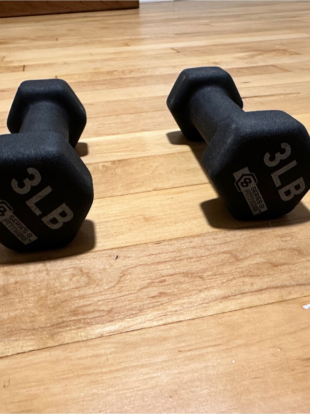 Black 3lb weights